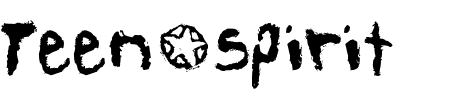 Schriftart Teen Spirit: Mehr Infos & Vorschau Generator TTF: Teen Spirit Schriftart