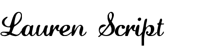 TTF: Lauren Script Schriftart