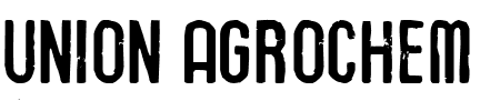 TTF: Union Agrochem Schriftart