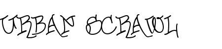TTF: Urban Scrawl Schriftart