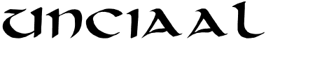 TTF: unciaal Schriftart