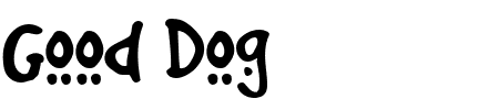 TTF: Good Dog Schriftart
