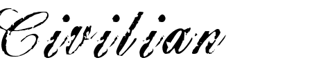 TTF: Civilian Schriftart