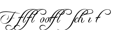 Freebooter Script - Alts Schriftart