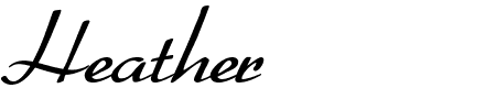TTF: Heather Schriftart