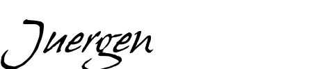 Juergen Italic Schriftart