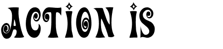 TTF: Action is Schriftart
