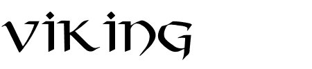 Schriftart Viking: Mehr Infos & Vorschau Generator TTF: Viking Schriftart