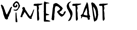 TTF: Vinterstadt Schriftart