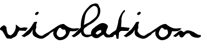 TTF: Violation Schriftart