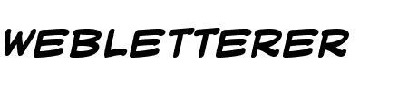 WebLetterer BB Bold Schriftart
