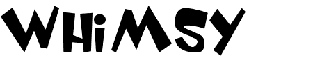 TTF: Whimsy Schriftart