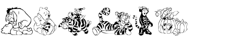 TTF: Poo Bear Schriftart