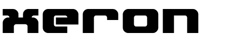 Font xeron: Mehr Infos & Zeichen Übersicht TTF: xeron Font