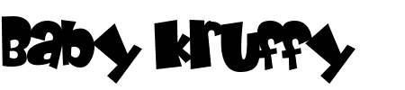 TTF: Baby Kruffy Font