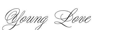 Schriftart Young Love: Mehr Infos & Vorschau Generator TTF: Young Love Schriftart