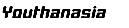 Youthanasia Italic Schriftart