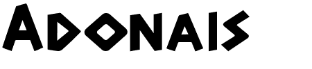 TTF: Adonais Schriftart