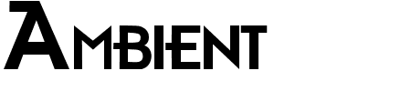 Schriftart Ambient: Mehr Infos & Vorschau Generator TTF: Ambient Schriftart