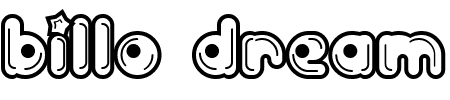 Font Billo Dream: Mehr Infos & Zeichen Übersicht TTF: Billo Dream Font