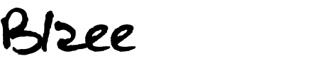 TTF: Blzee Schriftart