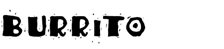 Font Burrito: Mehr Infos & Zeichen Übersicht TTF: Burrito Font