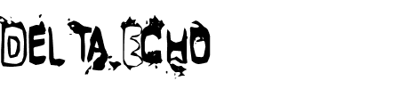 Schriftart Delta Echo: Mehr Infos & Vorschau Generator TTF: Delta Echo Schriftart