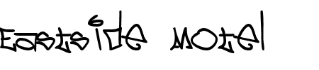 TTF: Eastside Motel Schriftart
