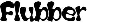 TTF: Flubber Schriftart