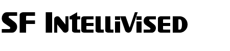 Schriftart SF Intellivised: Mehr Infos & Vorschau Generator TTF: SF Intellivised Schriftart