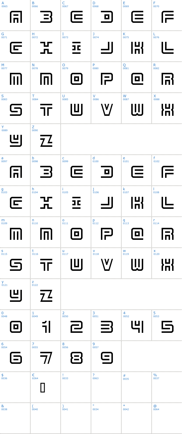Schriftzeichen Undercover Font