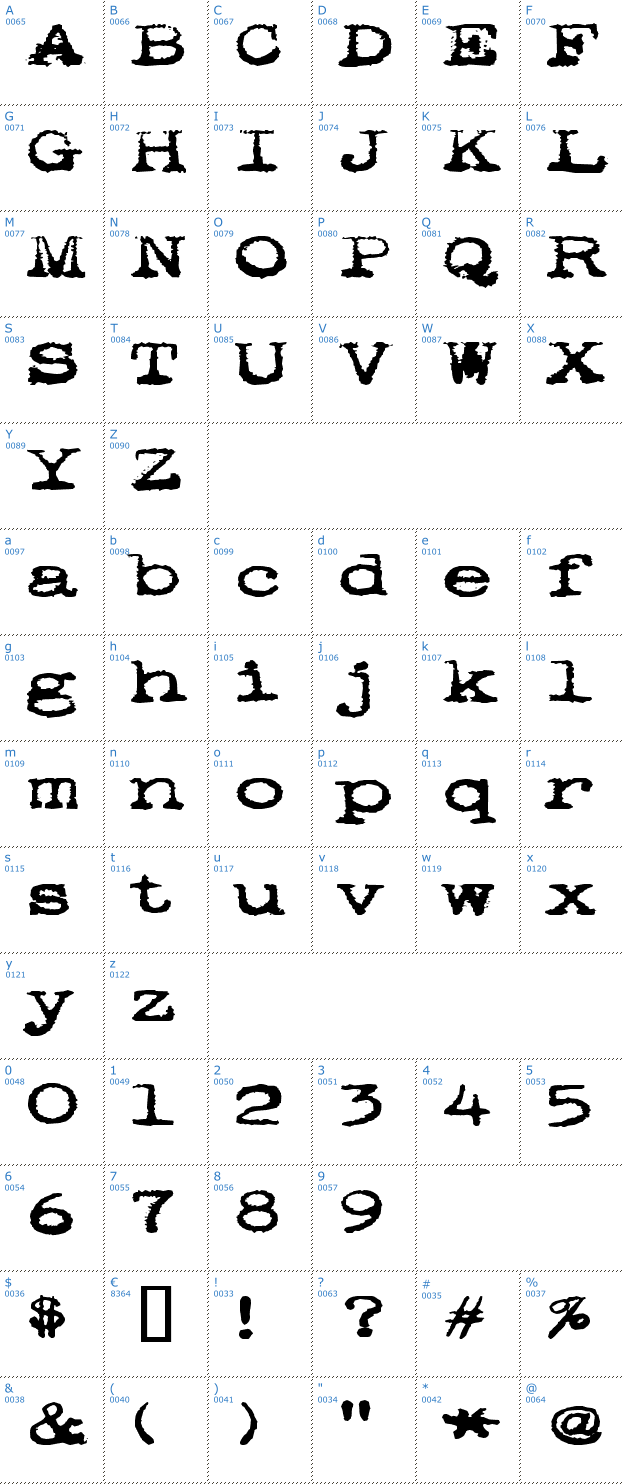 Schriftzeichen Pookie Font