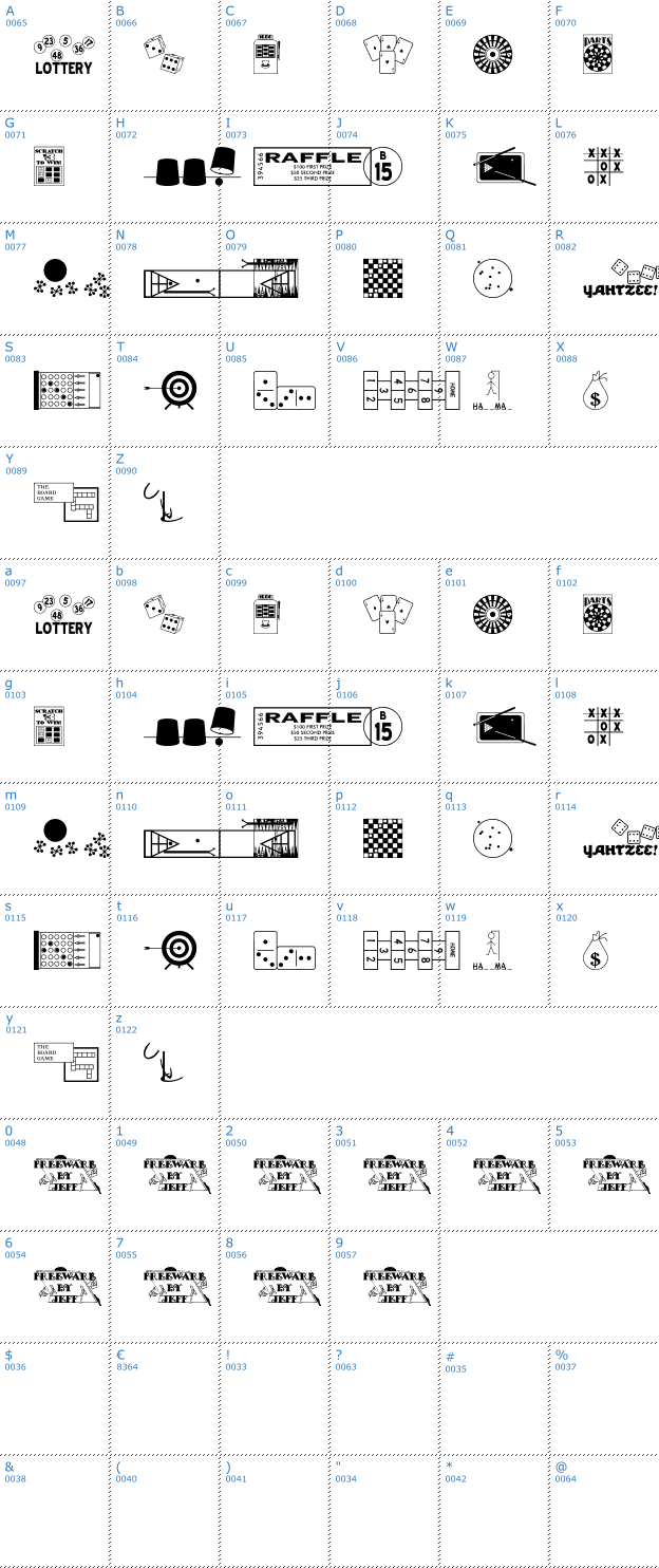 Schriftzeichen Winner Take All Font