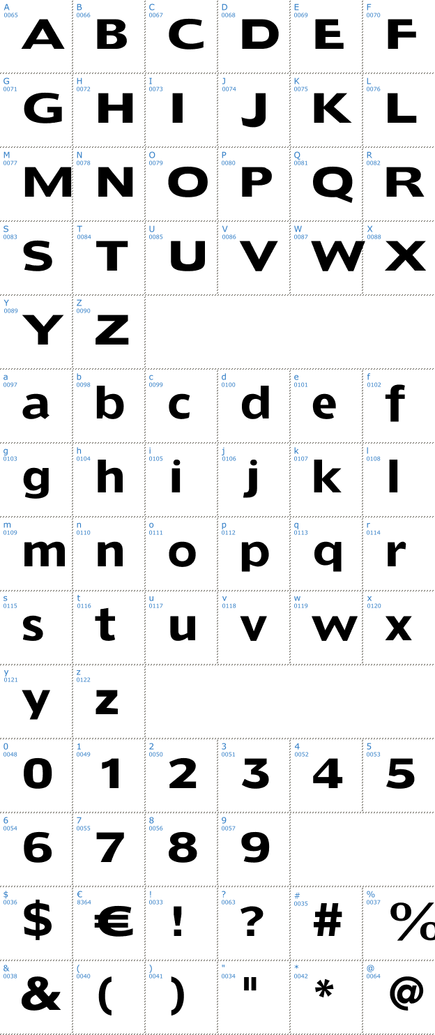 Schriftzeichen Dorado Headline Font