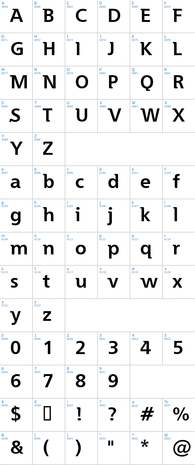 Schriftzeichen Essai Font