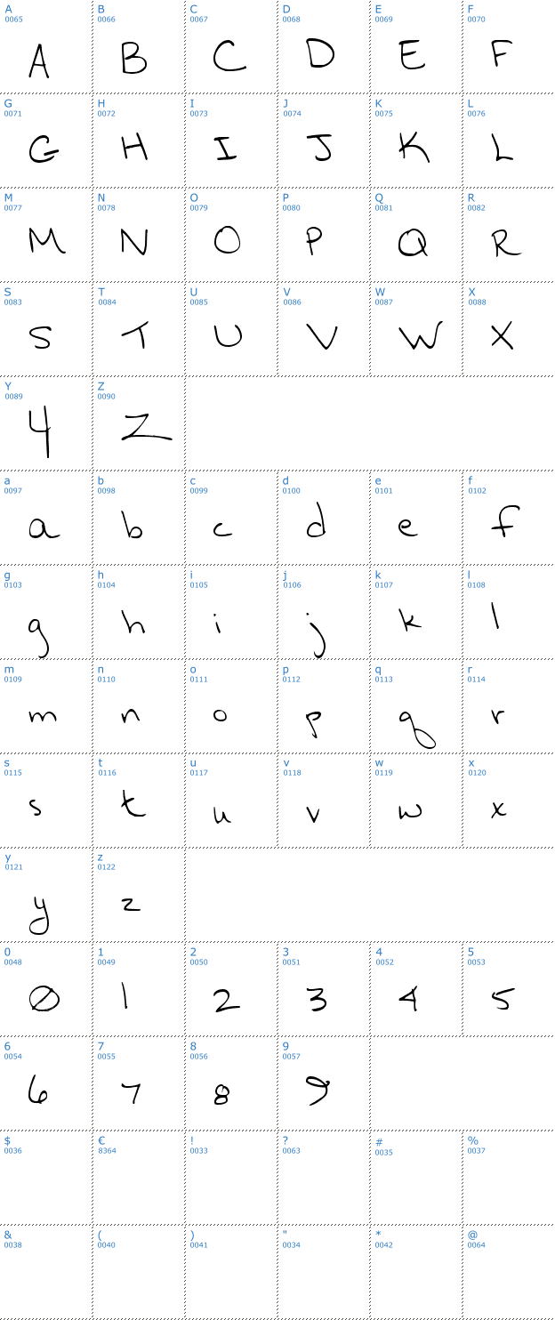 Schriftzeichen Hurry Up Hurry Up Font
