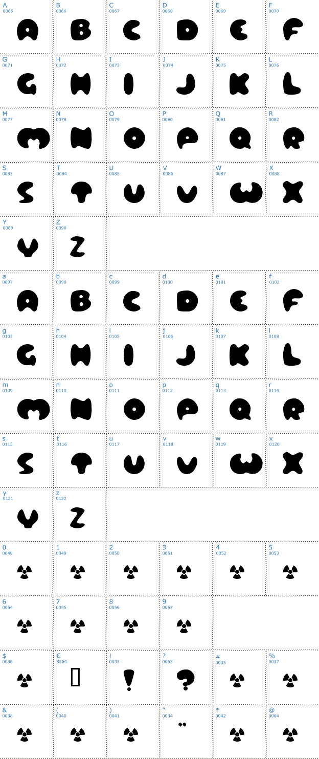 Schriftzeichen Lard! Font