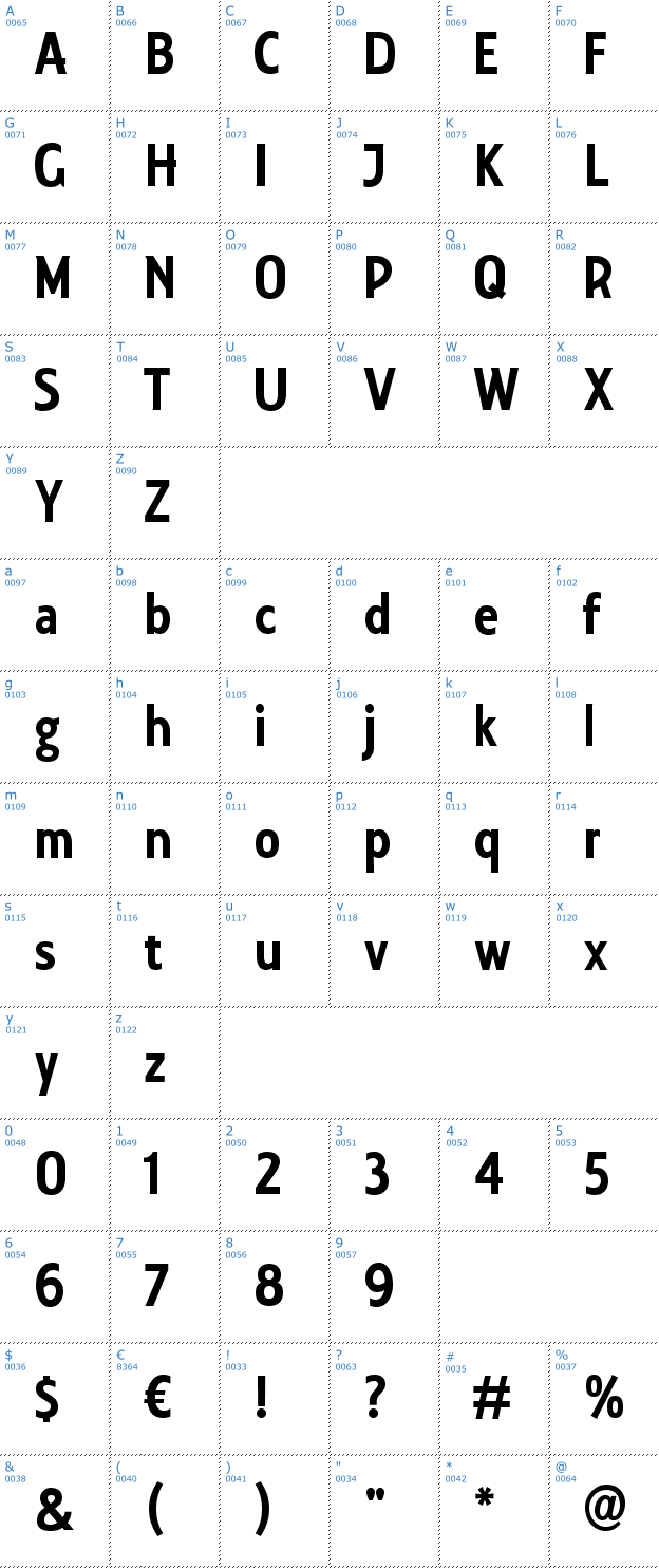 Schriftzeichen Collegiate Font