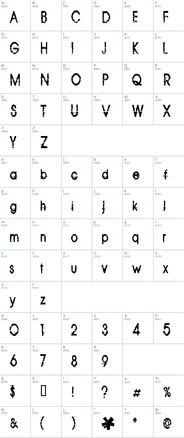 Schriftzeichen Corazon Font