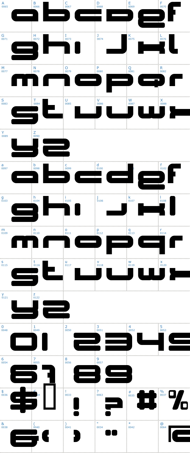 Schriftzeichen BN Cosmic Girl Font