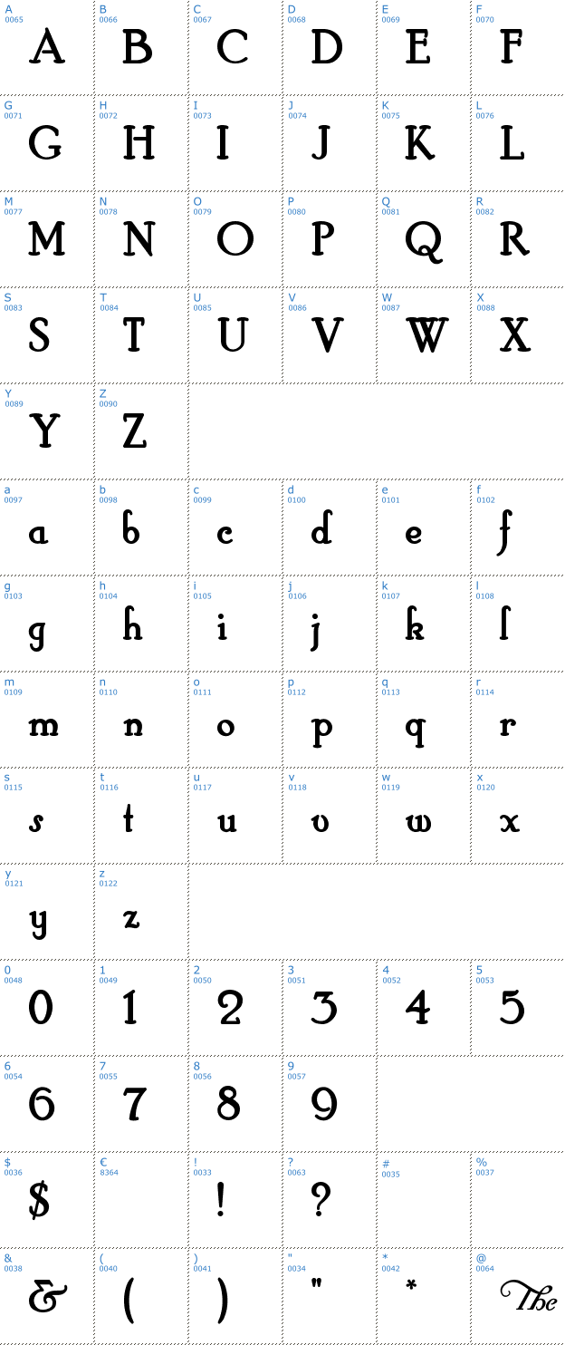 Schriftzeichen Hobby Horse Font