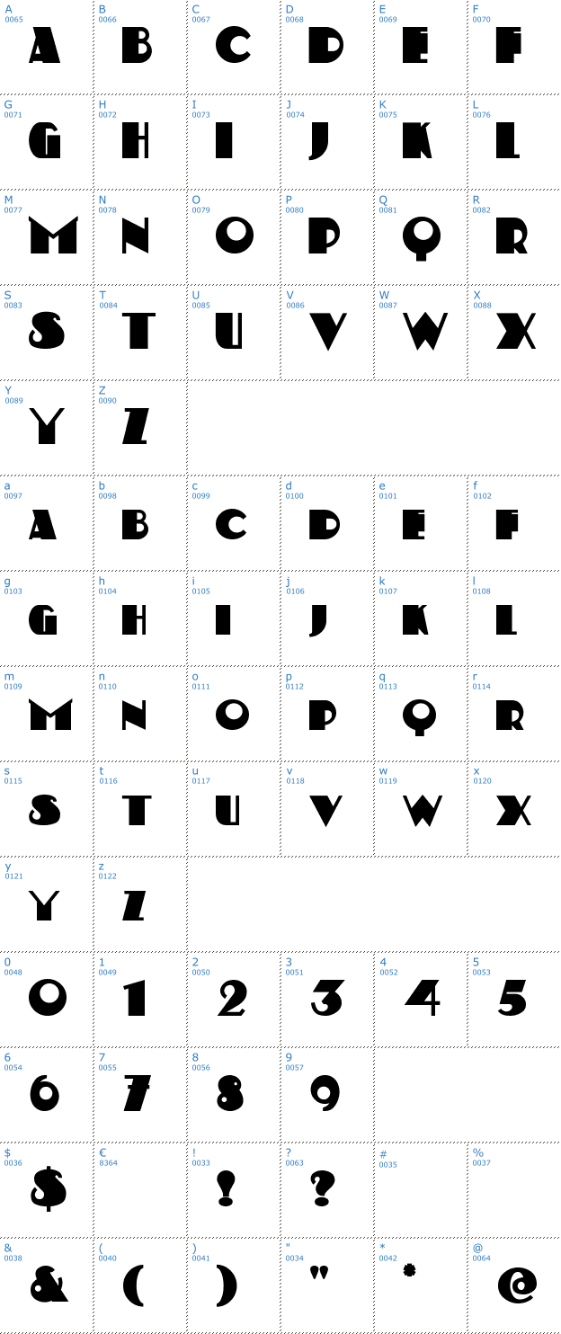 Schriftzeichen Kerfuffle Font