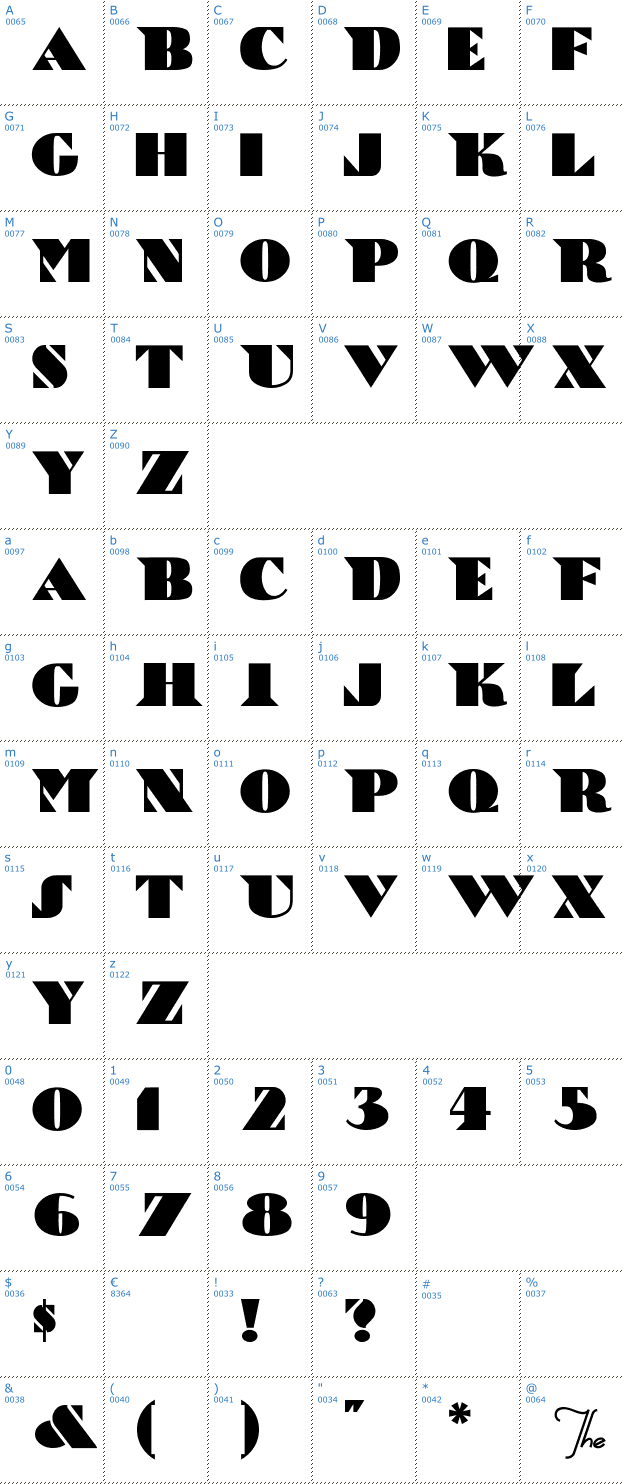Schriftzeichen Bric-a-Braque Font