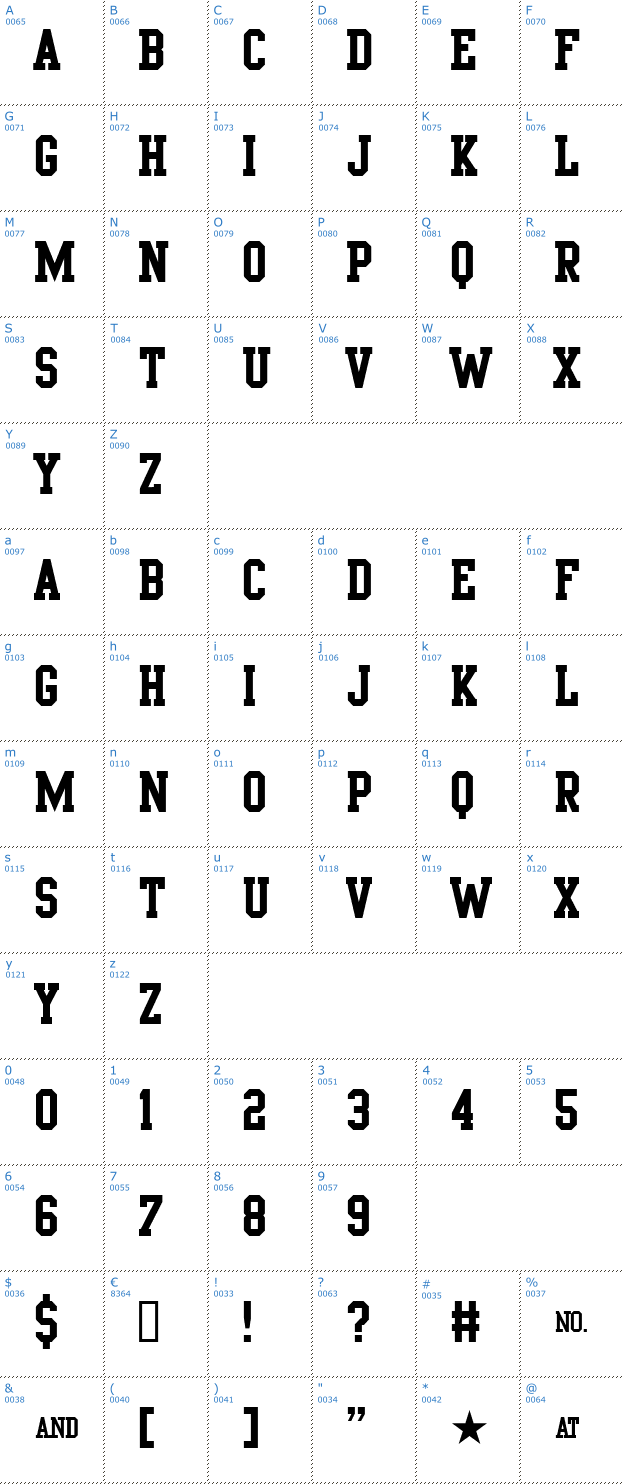 Schriftzeichen Porn Star Academy Font