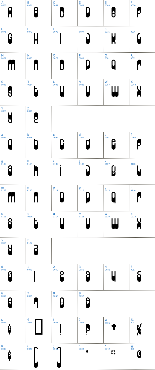 Schriftzeichen Wunderland Font