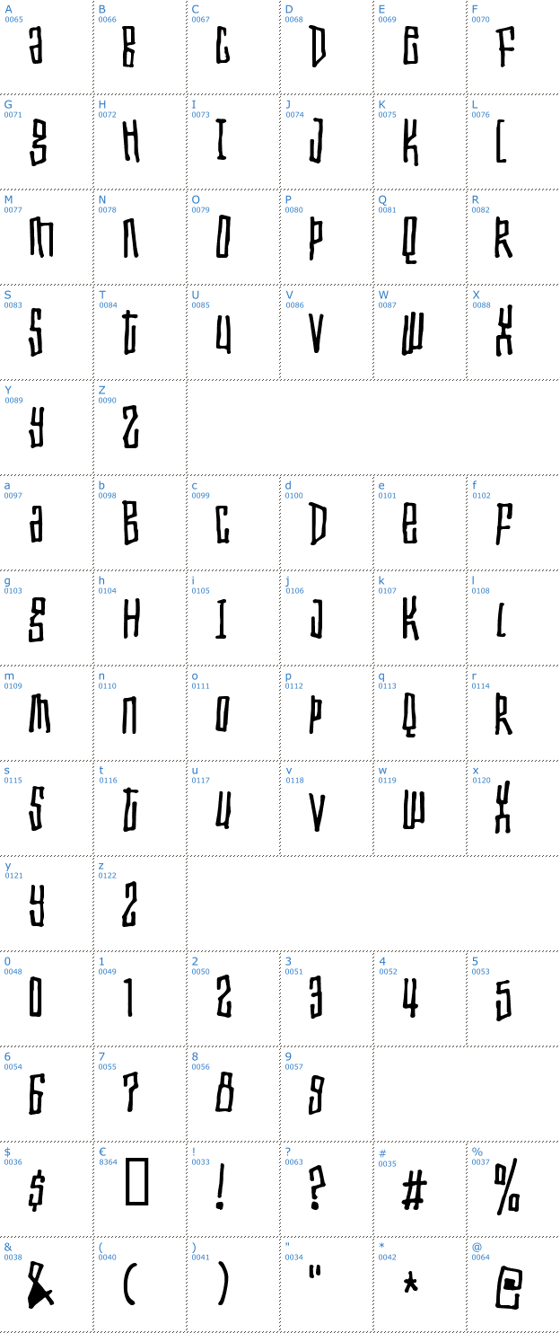 Schriftzeichen Toxic Waist Font