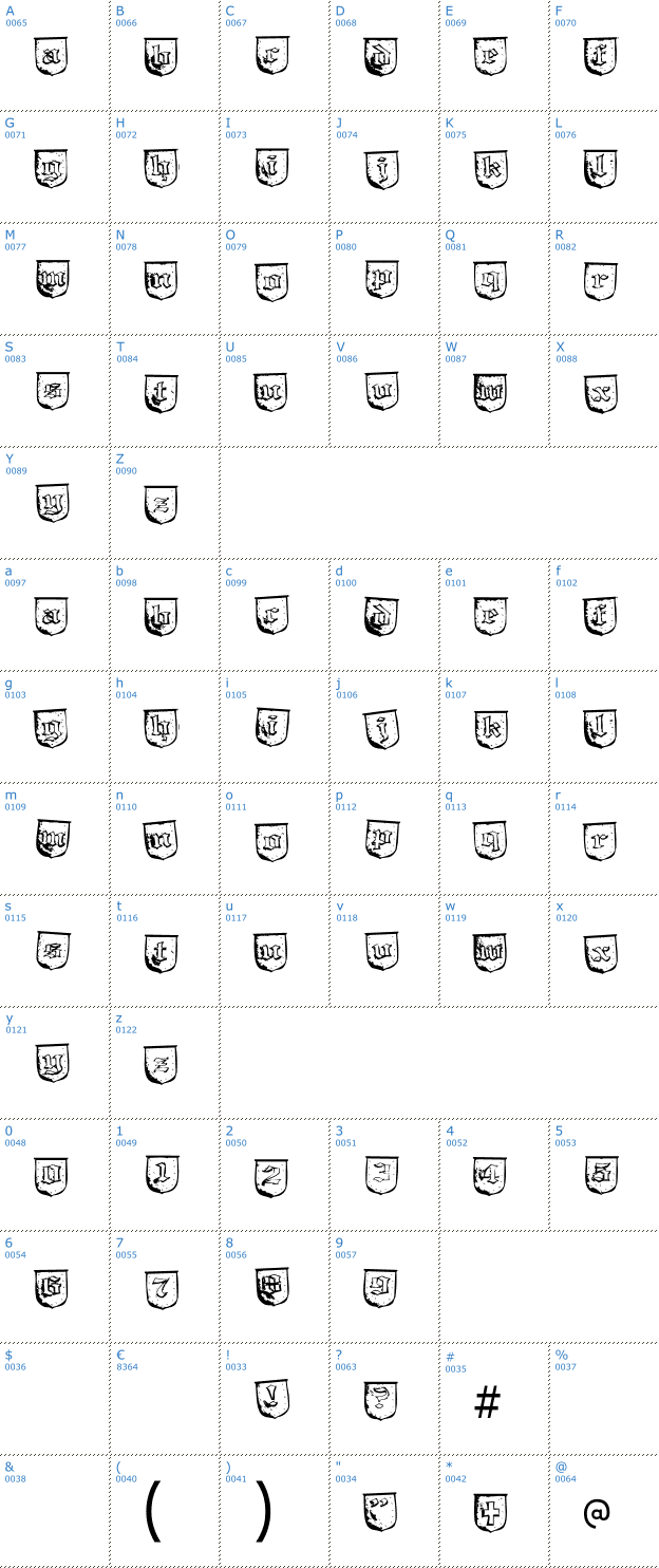 Schriftzeichen Troll Bait Font