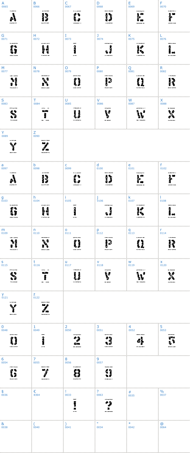Schriftzeichen Offshore Banking Business Font