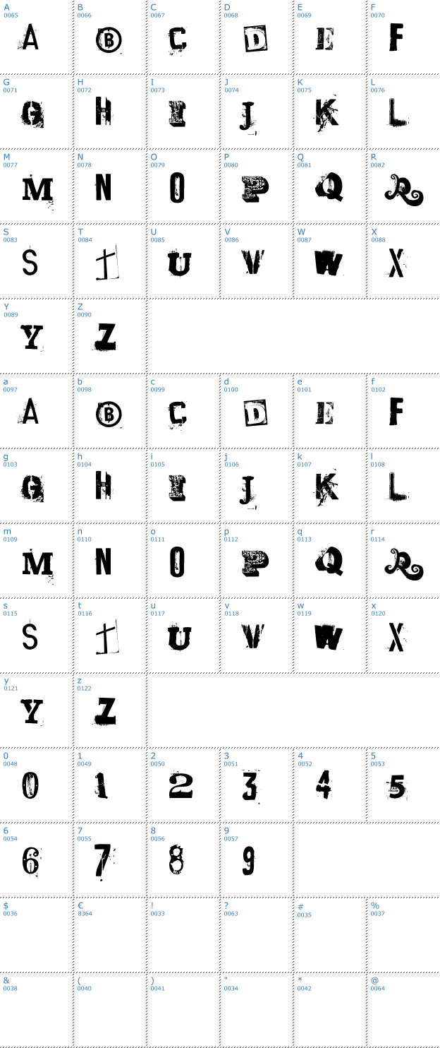 Schriftzeichen Laundromat 1967 Font