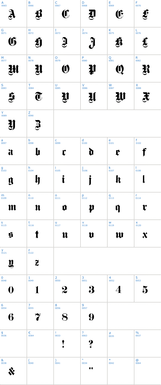Schriftzeichen Dampfplatz Solid Font